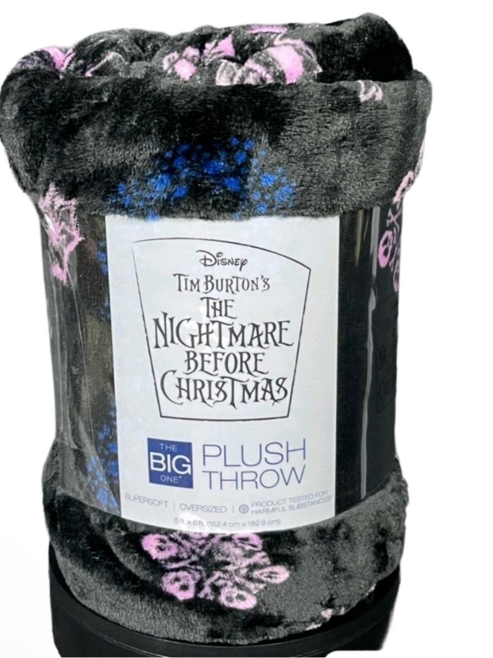 Disney’s The Nightmare Before Christmas Plush Throw Blanket The Big One